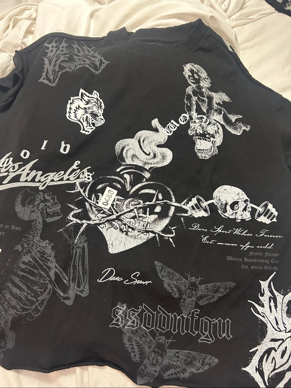 Darc Sport Black Tee new 1 of 1000 new cut of tea heavyweight oversize Artwork